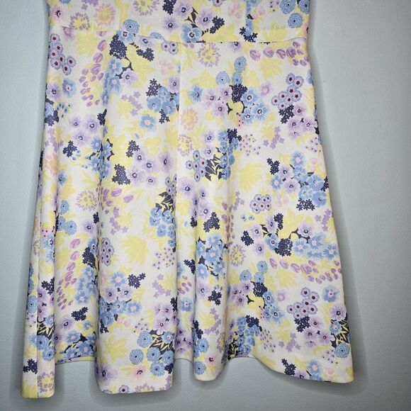 Vintage 70s Mini Dress Handmade Floral Womens M - Picture 3 of 5